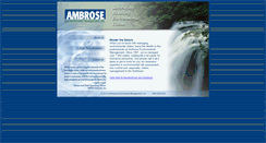 Desktop Screenshot of ambrose-env.com